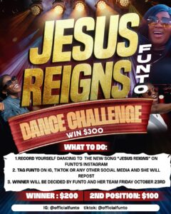 Spreading the Good News through Dance: Funto's 'Jesus Reigns Dance Challenge' is Here! 1 Spreading the Good News through Dance: Funto's 'Jesus Reigns Dance Challenge' is Here!